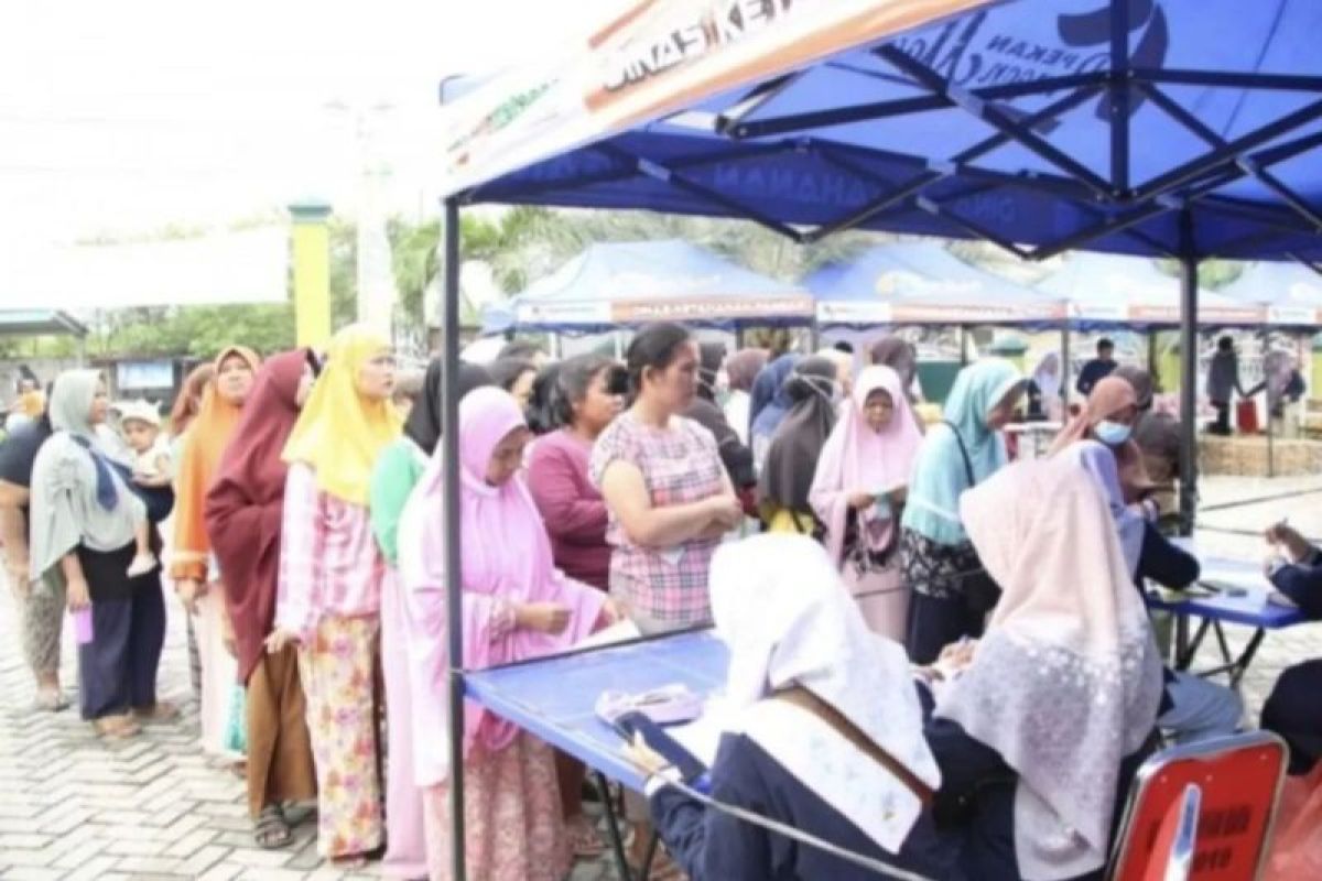 Berikut lokasi operasi pasar murah lima hari di Pekanbaru pekan ini