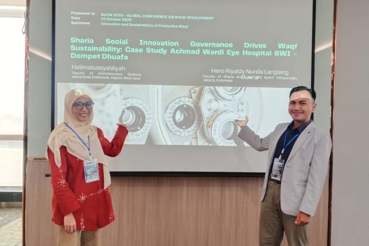 Mahasiswa UI dan UIN Jakarta presentasikan riset wakaf RS di GLOW 2026 — NadiKabar.com