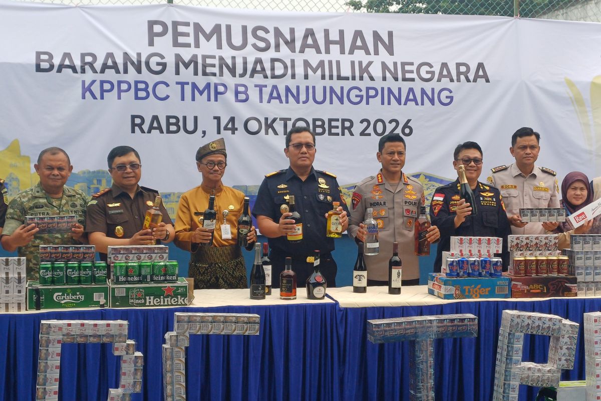 Bea Cukai Tanjungpinang musnahkan barang ilegal senilai Rp4,3 miliar — NadiKabar.com