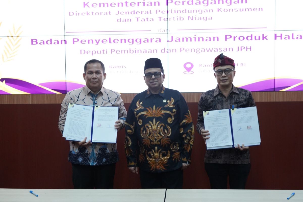 Kemendag dan BPJPH teken kerja sama pembinaan jaminan produk halal — NadiKabar.com