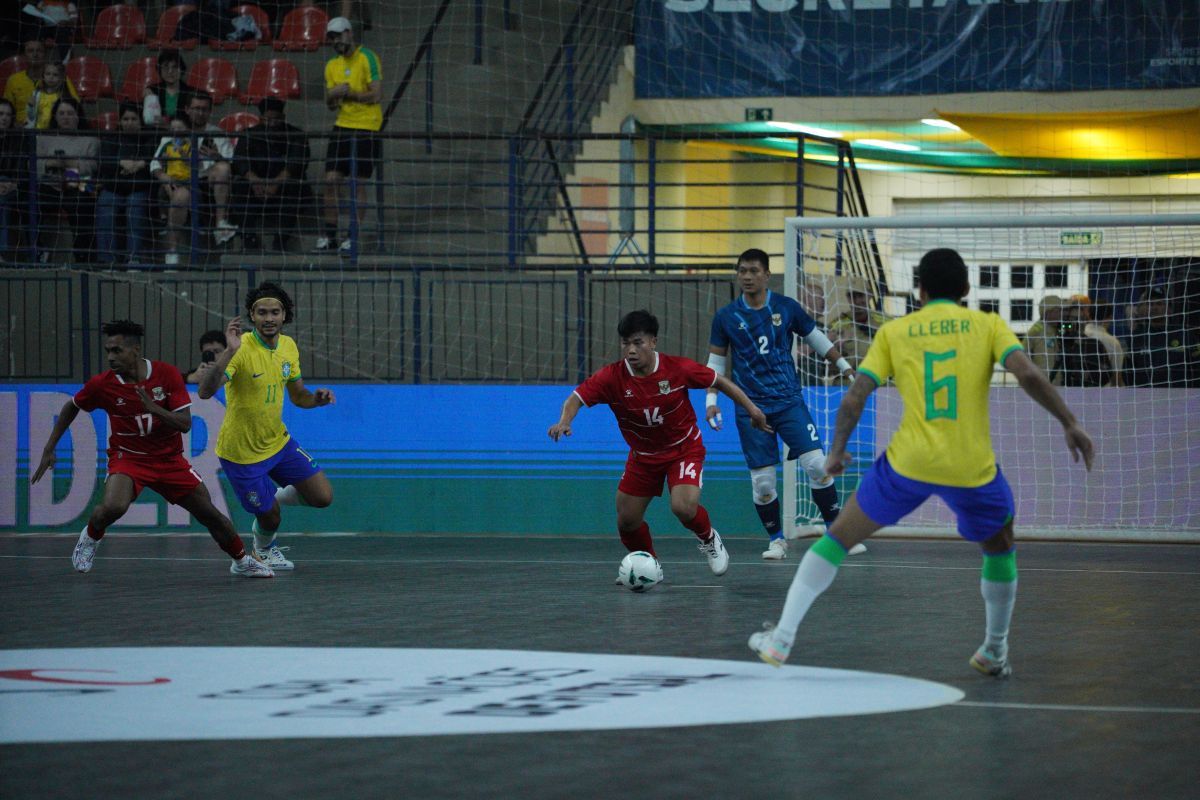 Timnas Futsal Indonesia telan kekalahan 0-3 dari Brasil — NadiKabar.com