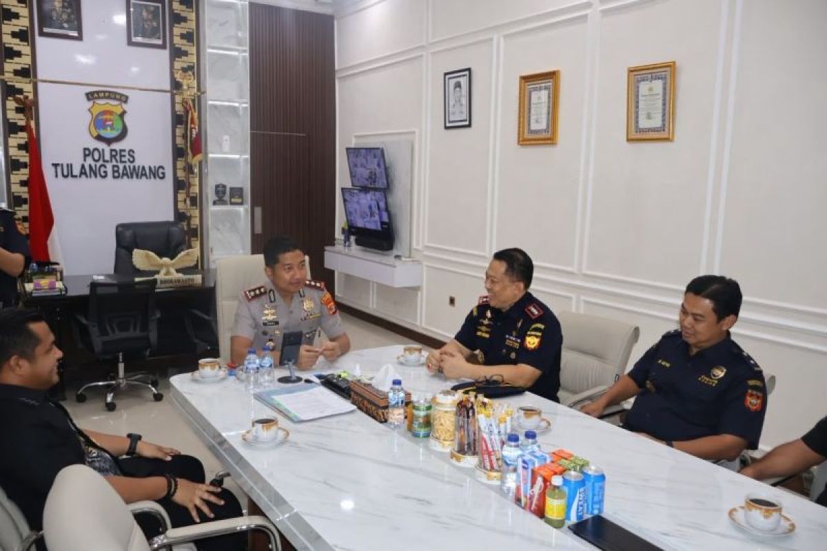 Polres Tulang Bawang dan Bea Cukai perkuat sinergi berantas rokok ilegal