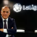 Presiden La Liga Tebas sebut Florentino Perez "sandera" Barcelona