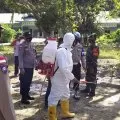Satgas Covid-19 Tambelan lakukan penyemprotan disinfektan