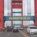 Jembatan Ampera Palembang ditutup cegah  kerumunan Tahun Baru 2022