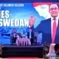 Gubernur Anies Baswedan berbagi pengalaman kepemimpinan di Makassar