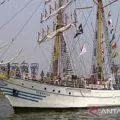 Baubau sambut kedatangan KRI Dewaruci muhibah jalur rempah 2022