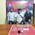 Penyalahgunaan narkotika, tiga wanita dan satu pria ditangkap Tim Cobra Alpha