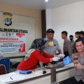 Peringati HUT Humas Polri ke-71, Bidhumas Polda Kaltara donor darah
