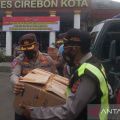 Polres Cirebon Kota distribusikan bantuan untuk korban gempa Cianjur