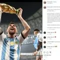 Unggahan Messi di instagram angkat trofi pecahkan rekor, raih 60,3 juta like