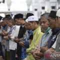 Jamaah Masjid Raya Baiturrahman Banda Aceh shalat ghaib bagi korban gempa Turki