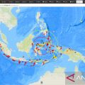 Gempa berkekuatan M 5,4 Teluk Tomini dampak deformasi slab lempeng Laut Sulawesi