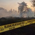 Polisi periksa tiga saksi terkait kebakaran lahan di Pekanbaru