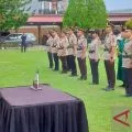 Kapolres Jayapura berharap sertijab 13 perwira tingkatkan etos kerja