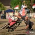 Lomba balap sepeda ontel keranjang di Sukoharjo