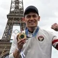 Kejutan untuk peraih medali emas Olimpiade Paris saat tiba di Indonesia