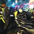 Polisi sita puluhan motor berknalpot racing di Lombok Timur