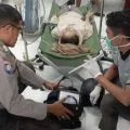 Polisi olah TKP kasus tiga korban tewas kecelakaan di Lombok Timur