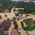Petugas gabungan terbangkan drone pastikan sebaran banjir di Riau