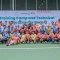 PP Pesti menggelar pelatihan bersama tim Korea Selatan