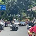 Presiden Turki Erdogan disambut dentuman meriam hingga pasukan berkuda
