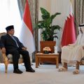 Indonesia's Prabowo, Qatar's Al Thani discuss strengthening ties