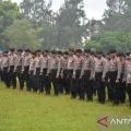 Ratusan personel kepolisian disiagakan untuk amankan peringatan Hari Buruh