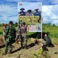 Kodim 1710 Mimika buka lahan tidur jadi pertanian produktif