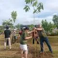 Sejumlah delegasi IGS tanam pohon di kawasan Sirkuit Mandalika