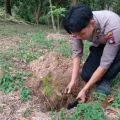 Polres Lingga lestarikan lingkungan dengan tanam 250 pohon Jengkol