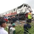 KA Malioboro Ekspres kecelakaaan tabrak tujuh kendaraan motor di Magetan
