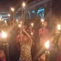 Pawai obor anak-anak meriahkan malam takbiran di Tanjungpinang