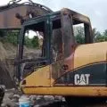 Tambang galian C di Lombok Timur dibakar warga