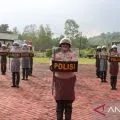 Polres Lingga latih kesiapsiagaan para personel hadapi potensi unjuk rasa