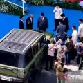 Presiden Prabowo luncurkan kendaraan taktis Pindad MV3 elektrik