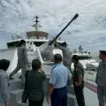 Kemenhan RI cek kelayakan sistem persenjataan KN Tanjung Datu-301 di Batam