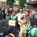 Polda Kepri gandeng komunitas Moge salurkan bansos untuk ojol