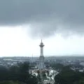 Cuaca di kota-kota besar umumnya diguyur hujan