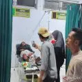 Sadis! seorang adik bacok kakak kandung hingga luka parah di Dompu