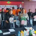 Polisi tangkap sidikat produksi oli palsu di Kembangan Jakarta Barat