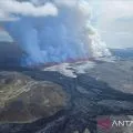 Gunung Klyuchevskoy di Rusia kembali meletus