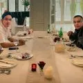 Potret kebersamaan Gibran dan Sufmi Dasco saat makan siang
