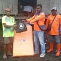 BPBD Sarmi salurkan bantuan warga terdampak gempa