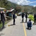 Polisi olah TKP penembakan Brigpol Ronal Enok