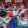 Lomba mewarnai Pertamina Enduro di Makassar, pemenang utama nonton MotoGP