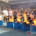 Bea Cukai Makassar musnahkan ribuan barang illegal senilai Rp12 miliar
