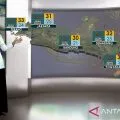 BMKG prakirakan mayoritas wilayah Indonesia berawan-hujan ringan pada senin