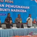 Polda Metro Jaya menyita 1,14 ton narkoba senilai Rp1,13 triliun dalam tiga bulan