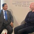 Prabowo meets Zidane at WEF, vows to advance national football